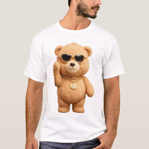 T-shirt Cool, mignonne, Ours en peluche