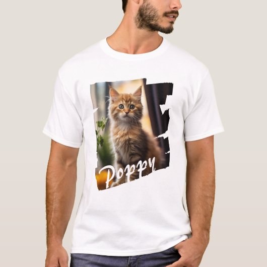 T-shirt Cool moderne simple pour animaux de compagnie (Devant)