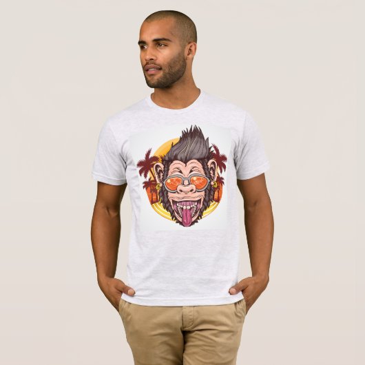T-shirt Cool Monkey (Devant entier)
