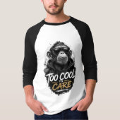 T-shirt Cool Monkey avec Lunettes de Soleil | Trop (Devant)