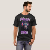 T-shirt Cool Monkey with Headphones Illustration (Devant entier)