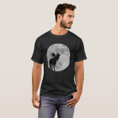 T-shirt Cool Moose Moon Howling Moose (Devant entier)