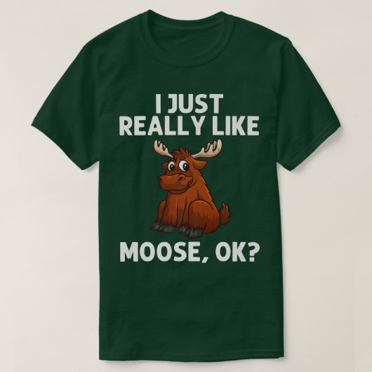 T-shirt Cool Moose Pour Hommes Femmes Deer Alaska Moose Lo (Design devant)