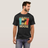 T-shirt Cool Moose Pour Hommes Femmes Moose Alaska Moose E (Devant entier)
