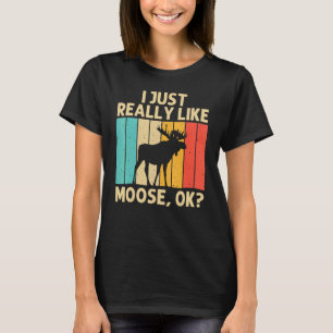 T-shirt Cool Moose Pour Hommes Femmes Moose Alaska Moose E