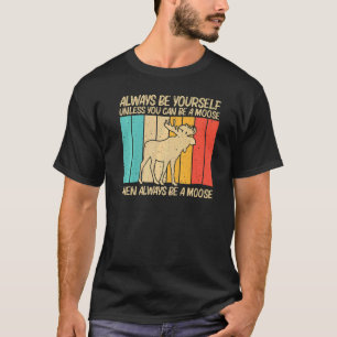 T-shirt Cool Moose Pour Hommes Femmes Moose Deer Bull Elk