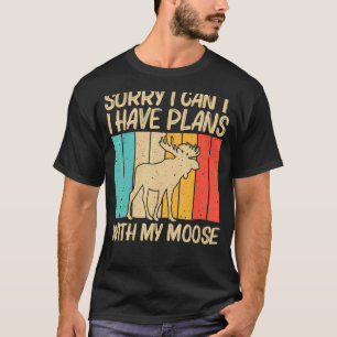T-shirt Cool Moose Pour Hommes Femmes Moose Deer Bull Elk