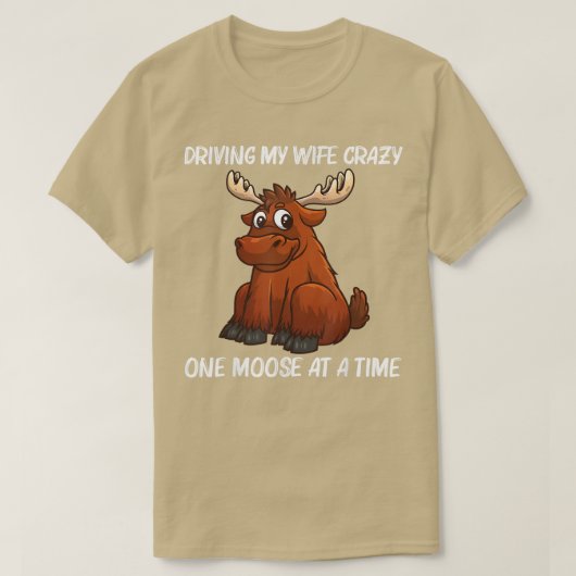 T-shirt Cool Moose Pour Hommes Papa Deer Alaska Moose Amat (Design devant)