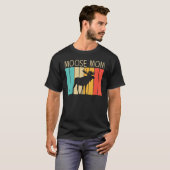 T-shirt Cool Moose Pour Maman Mama Moose Alaska Moose Elk  (Devant entier)