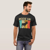 T-shirt Cool Moose Pour Papa Papa Papa Moose Alaska Moose  (Devant entier)