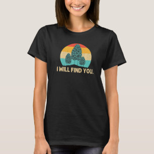 T-shirt Cool Morel Champignons Pour Hommes Femmes Chasse À