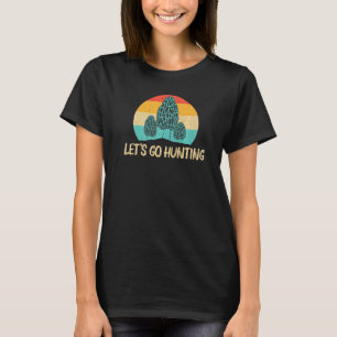 T-shirt Cool Morel Champignons Pour Hommes Femmes Chasse À