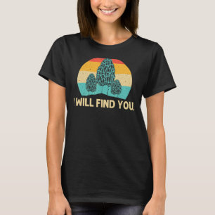 T-shirt Cool Morel Champignons Pour Hommes Femmes Chasse À