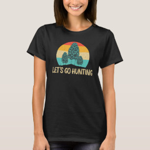 T-shirt Cool Morel Champignons Pour Hommes Femmes Chasse À