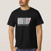T-shirt Cool Mountain Climber Man Code barre (Devant)