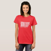T-shirt Cool Mountain Climber Man Code-barres coloré (Devant entier)