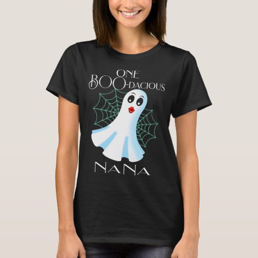 T-shirt Cool Nana Halloween Ghost Costume fou grand-mère H (Devant)