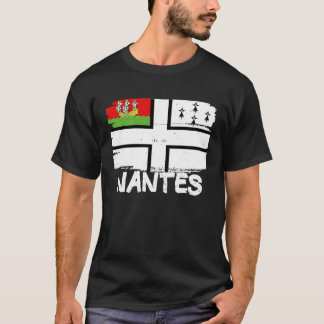 T-shirt Cool Nantes Flag