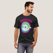 T-shirt Cool Narwhal Pour Maman Mère Rainbow Tusk Mer Unic (Devant entier)