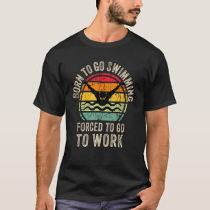 T-shirt Cool Natation Sport Graphisme Natation Homme W