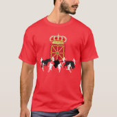 T-shirt Cool Navarre Flag San Fermin, Pampelune, design, (Devant)