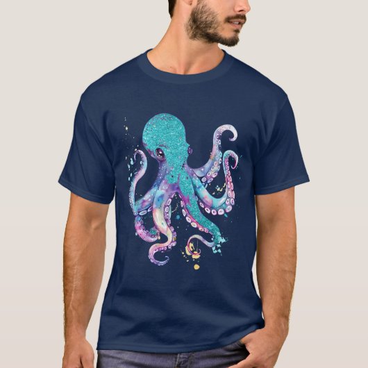 T-shirt cool Octopus (Devant)