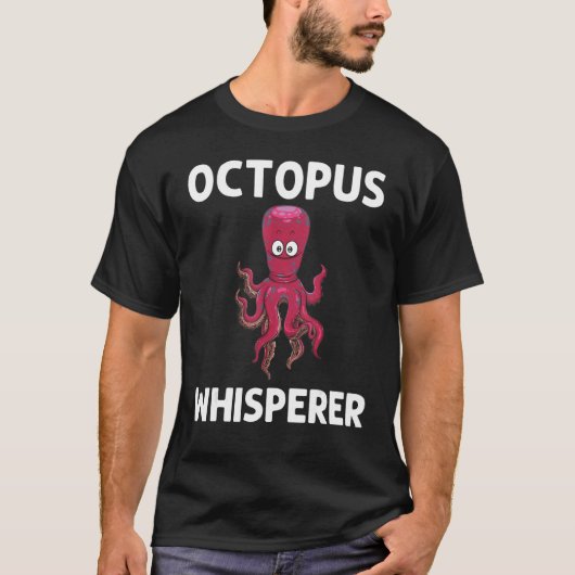 T-shirt Cool Octopus Pour Hommes Femmes Vie Maritime Océan (Devant)