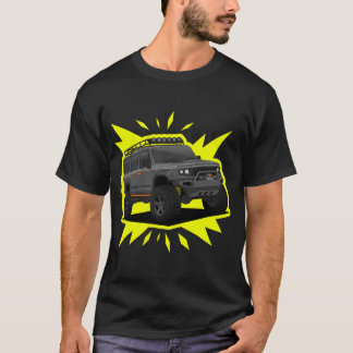 T-shirt Cool Off-Road 4x4 SUV Adventure Vehicle Vector Art