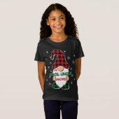 T-Shirt Cool Oncle Gnome Buffalo Plaid Correspondant Noël (Devant entier)