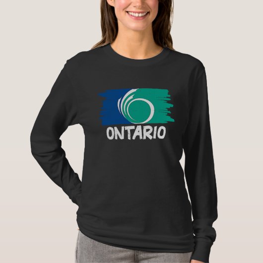 T-shirt Cool Ontario Flag (Devant)