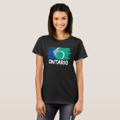 T-shirt Cool Ontario Flag (Devant entier)