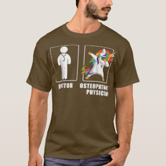 T-shirt Cool Ostéopathie Médecin Hommes Unicorn Funny