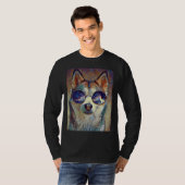 T-shirt Cool Paint Husky (Devant entier)