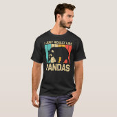 T-shirt Cool Panda Pour Hommes Femmes Panda Ours Animal Zo (Devant entier)