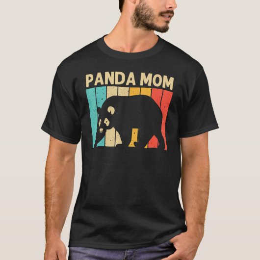 T-shirt Cool Panda Pour Maman Mère Panda Ours Animal Zooke (Devant)