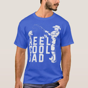 T-shirt Cool Papa Fisher Angle Poisson Pêcheur Drôle Pêche