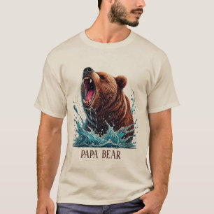 T-shirt Cool Papa ours personnalisable