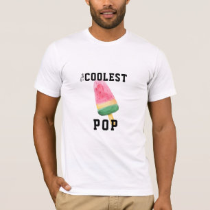 T-shirt Cool Papa Puns Pop Tee, LOL Funny