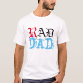 T-shirt Cool Papa Tee, Design Rad Papa Designer Fête des p (Devant)