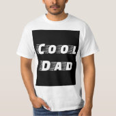 T-shirt Cool papa typographie design (Devant)