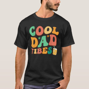 T-shirt Cool papa vibes pour Fête des Pères femmes été ten