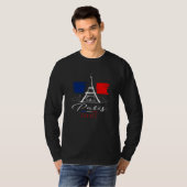 T-shirt Cool Paris France Paris World Inspired Illustratio (Devant entier)