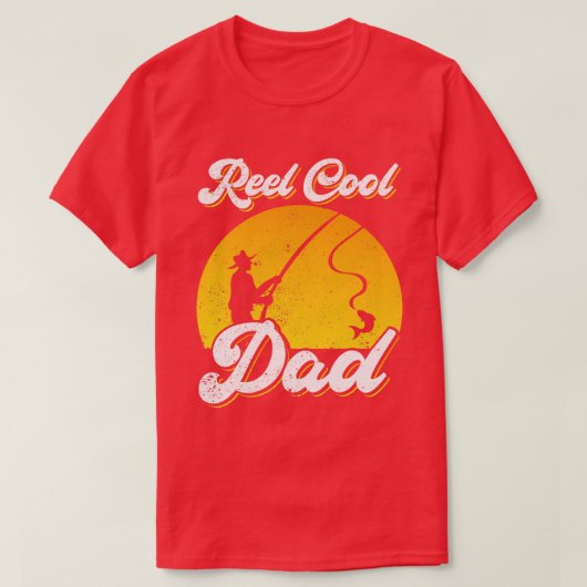 T-shirt Cool Pêche à la pêche papa Fête des pères Pêcheur  (Design devant)