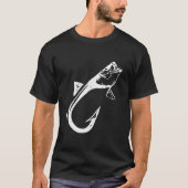 T-shirt Cool Pêche Hook Snook Poisson Snook Pêche Hooks (Devant)