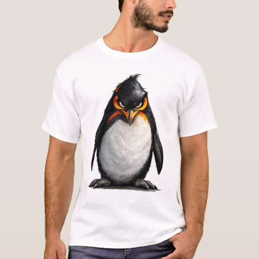 T-shirt Cool Penguin – Design d'animal élégant (Devant)