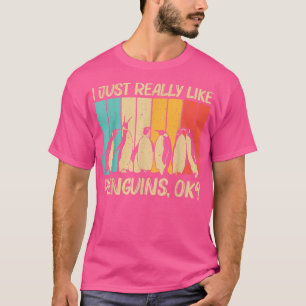T-shirt Cool Penguin Design Pour Hommes Femmes Empereur Pe