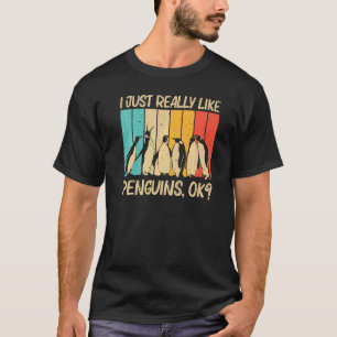 T-shirt Cool Penguin Pour Hommes Femmes Empereur Penguin B