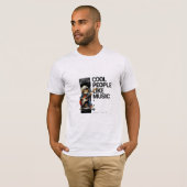 T-shirt Cool People Like Music – Premium Graphic Tee (Devant entier)