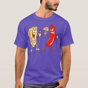 T-shirt Cool Pierogi Et Kielbasa Cuisine Polonaise Drôle