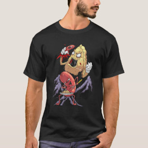 T-shirt Cool Pierogi Et Kielbasa Cuisine Polonaise Foodie 